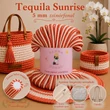 5 mm zsinórfonal Tequila Sunrise  - Panka -