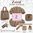 5 mm zsinórfonal - Zsiráf - Panka -