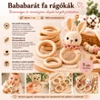 Kép 1/2 - Fa rágóka 7 cm ( külső méret )