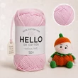Kép 1/2 - Hello DK 100 % pamut fonal - 101 - Flamingó tánc