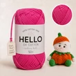 Kép 1/2 - Hello DK 100 % pamut fonal - 104 - Málna sorbet