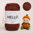 Kép 1/2 - Hello DK 100 % pamut fonal - 168 - Kakaóbab