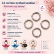 Kép 1/2 - 2,2 cm ezüst színű nyitható karabiner