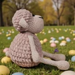 Kép 2/4 - Zselyke – Horgolt húsvéti bárányka YarnArt Jeans és Bunny Baby fonalból