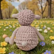 Kép 3/4 - Zselyke – Horgolt húsvéti bárányka YarnArt Jeans és Bunny Baby fonalból