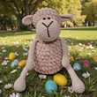 Kép 1/4 - Zselyke – Horgolt húsvéti bárányka YarnArt Jeans és Bunny Baby fonalból