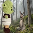 Kép 2/3 - Horgolt Shrek figura – 45 cm – puha zsenília fonalból