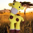 Kép 1/2 - Horgolt Amigurumi Zsiráf – Puha társ a legnagyobb kalandokhoz