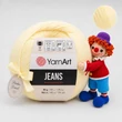 Kép 1/2 - YarnArt Jeans amigurumi fonal - 86 - Krém