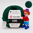 Kép 1/2 - YarnArt Jeans amigurumi fonal - 92 - Császár zöld