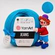 Kép 1/2 - YarnArt Jeans amigurumi fonal - 55 - Türkizkék