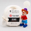 Kép 1/2 - YarnArt Jeans amigurumi fonal - 01 Habcsók -