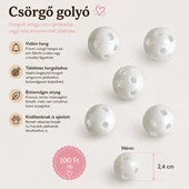 Fa gombok, díszek, csörgők