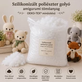 Szilikonizált poliészter golyó