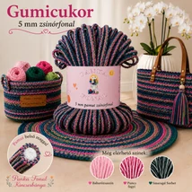 5 mm zsinórfonal Gumicukor  - Panka -