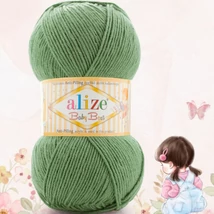 Alize Baby Best - 954 - Olíva zöld