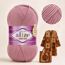 Alize Cotton Gold Nosztalgikus rózsaszín - 676 -