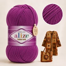 Alize Cotton Gold Lilahagyma - 122 -