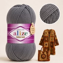 Alize Cotton Gold Szén szürke - 87 -