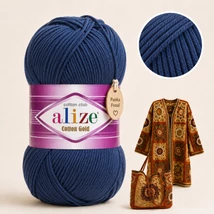 Alize Cotton Gold Éjkék - 279 -
