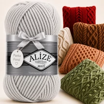 Alize Superlana Maxi Galambszürke melange - 208 -