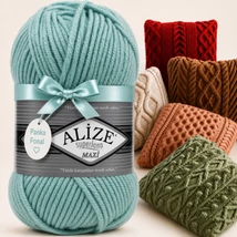 Alize Superlana Maxi Aqua kék - 463 -