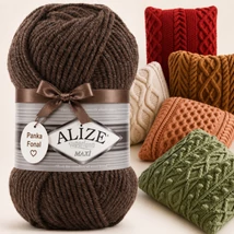 Alize Superlana Maxi - Mókusbarna - 283 -