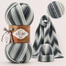 Alize Superlana Maxi Batik 7786 - A szürke 50 árnyalata