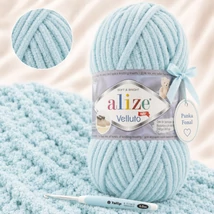 Alize Velluto Hegyi kék - 414 -
