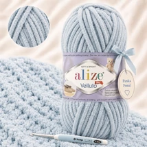 Alize Velluto Manhattan szürke - 428 -