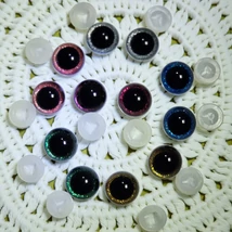 3D színes biztonsági szem amigurumi figurákhoz 16 mm ( 6 pár )