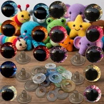 3D színes biztonsági szem amigurumihoz (20 mm) - 5 pár/csomag