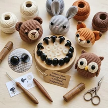 20 mm fekete biztonsági szem amigurumi figurákhoz