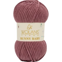 Wolans Bunny Baby zsenília, plüss fonal  Hangavirág színű 100-83