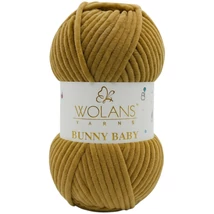 Wolans Bunny Baby zsenília, plüss fonal  Karamellálom színű 100-97