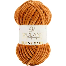 Wolans Bunny Baby zsenília, plüss fonal  Cseresznyefa színű - 100-19 -