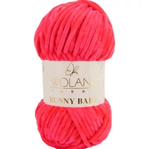 Wolans Bunny Baby zsenília, plüss fonal  Magenta színű 100-07