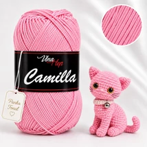 Vlna-Hep Camilla fonal - 8027 - Muskátli rózsaszín