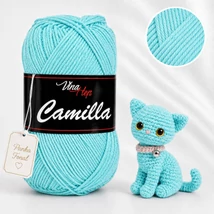 Vlna-Hep Camilla fonal - 8122 - Aquamarin kék