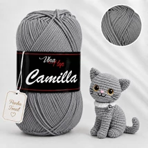 Vlna-Hep Camilla fonal - 8235 - Aszfalt szürke