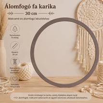 Fa karika, álomfogó 30 cm