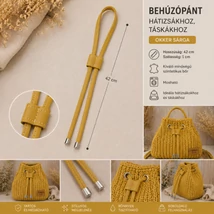 Behúzópánt hátizsákhoz - okker sárga -