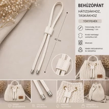 Behúzópánt hátizsákhoz - törtfehér -