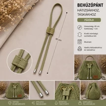 Behúzópánt hátizsákhoz -tavasz zöld -