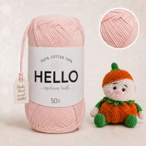 Hello DK 100 % pamut fonal - 109 - Barackfagyi
