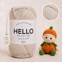 Hello DK 100 % pamut fonal - 157 - Tejeskávé