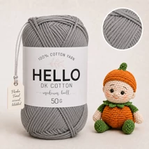 Hello DK 100 % pamut fonal - 159 - Aszfalt
