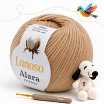 Lanoso Alara amigurumi fonal Bézs - 971 -