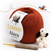 Lanoso Alara amigurumi fonal Cser szín - 936 -