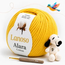 Lanoso Alara amigurumi fonal Tojássárgája - 913 -